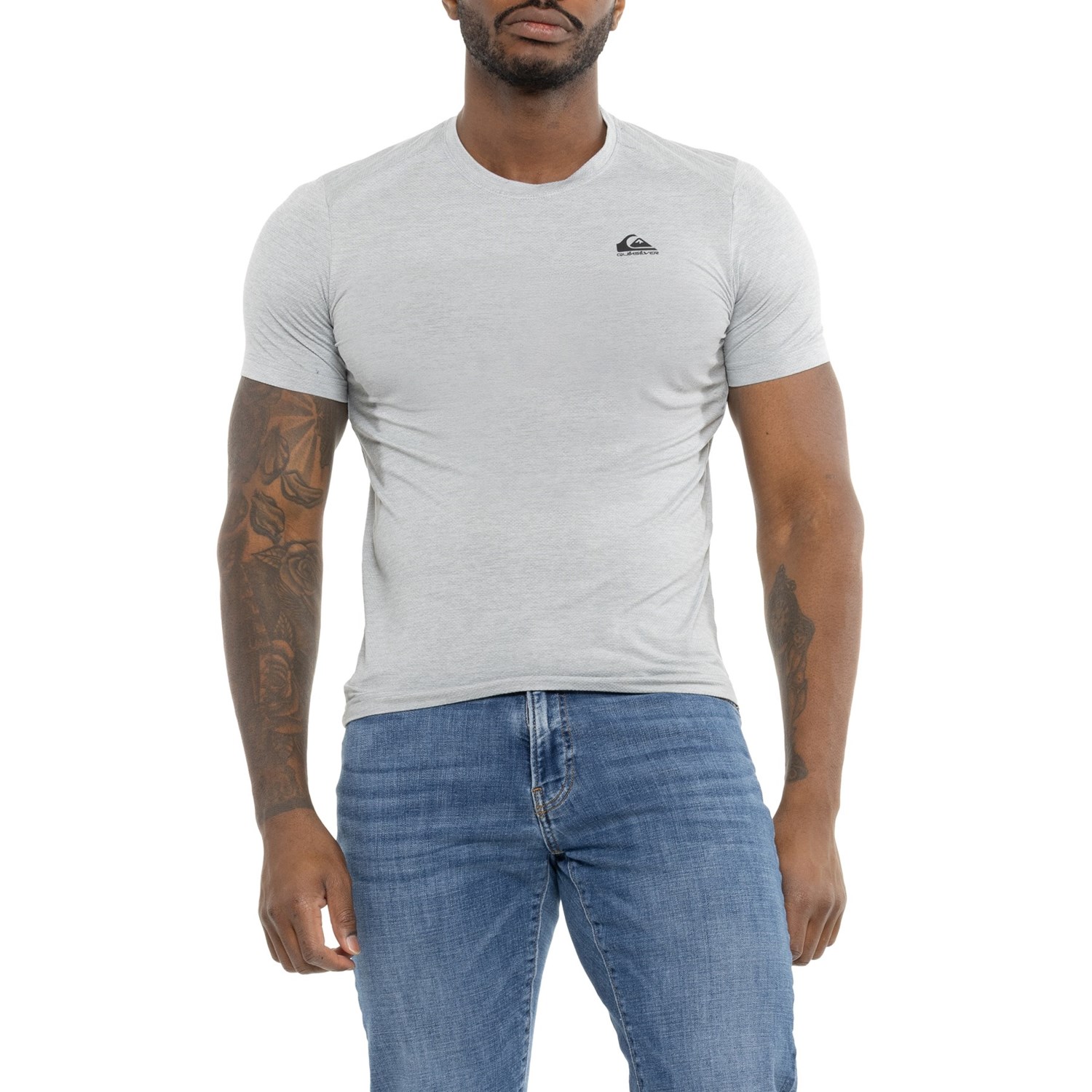 (取寄) クイックシルバー グローリー T-シャツ -ショート スリーブ Quiksilver Glory T-Shirt -Short Sleeve Quarry Grey