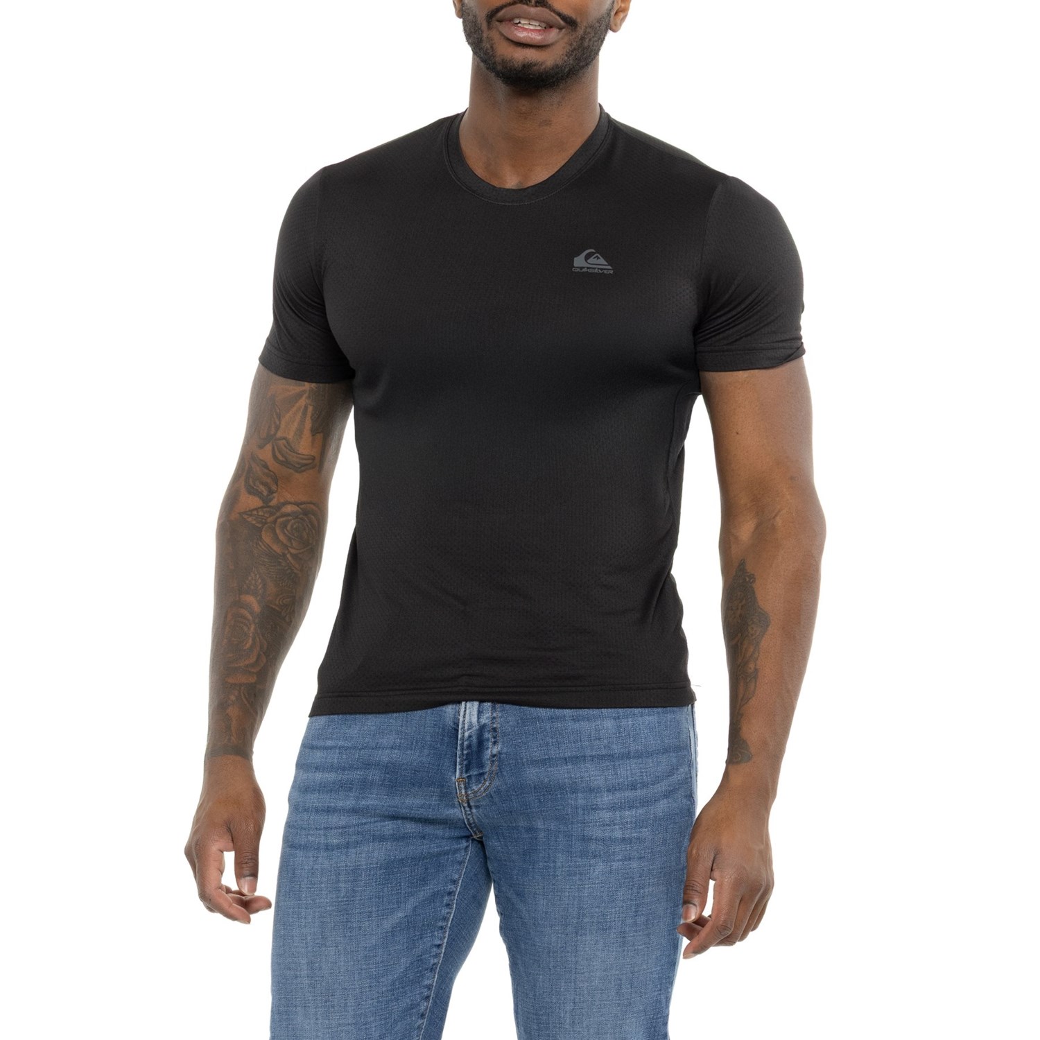 (取寄) クイックシルバー セラック T-シャツ - ショート スリーブ Quiksilver Serac T-Shirt - Short Sleeve Onyx Black