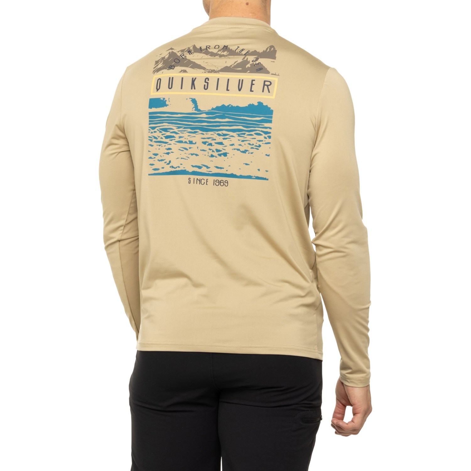 (取寄) クイックシルバー ワーナー グラフィック サン T-シャツ - Upf 50以上, ロング スリーブ Quiksilver Warner Graphic Sun T-Shirt