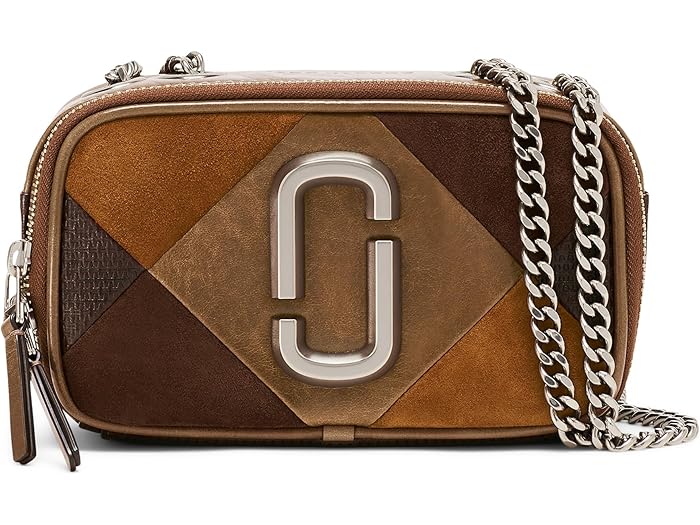 (取寄) マークジェイコブス レディース ザ スエード パッチワーク Marc Jacobs women The Suede Patchwork Softshot Brown Multi