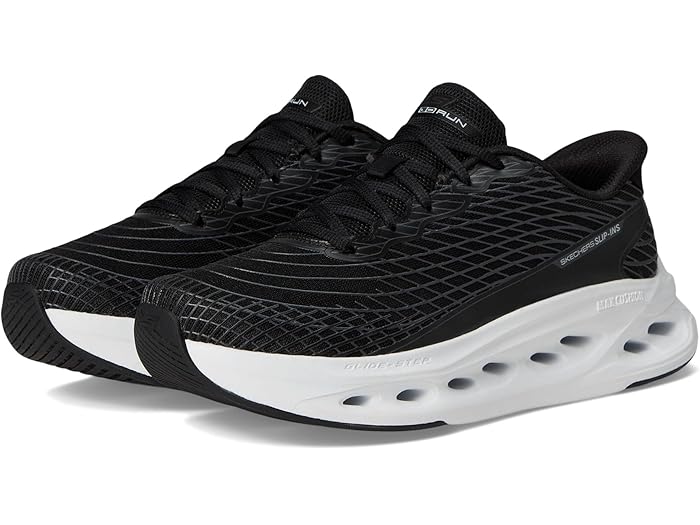 (取寄) スケッチャーズ レディース マックス クッショニニグ グライド ステップ サファイア ハンズ フリー スリップ-インス SKECHERS wom
