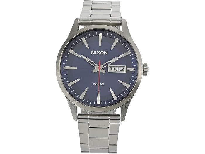 (取寄) ニクソン メンズ セントリー ソーラー ステインレス スティール Nixon men Sentry Solar Stainless Steel Navy Sunray/Silver
