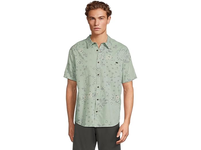 (取寄) ビラボン メンズ サンデーズ ショート スリーブ Billabong men Sundays Short Sleeve Mist Green