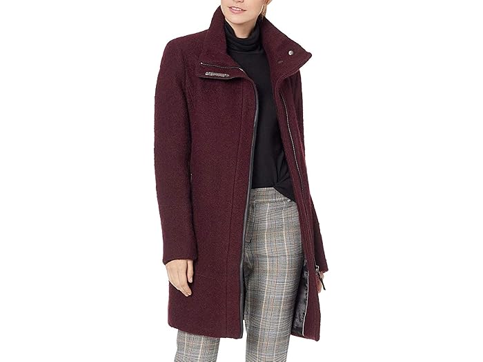 (取寄) カルバンクライン レディース ウール ジャケット Calvin Klein women Wool Jacket Chianti Black