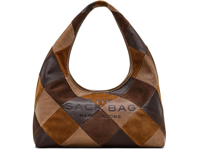 (取寄) マークジェイコブス レディース ザ スエード パッチワーク サック バッグ Marc Jacobs women The Suede Patchwork Sack Bag Brown